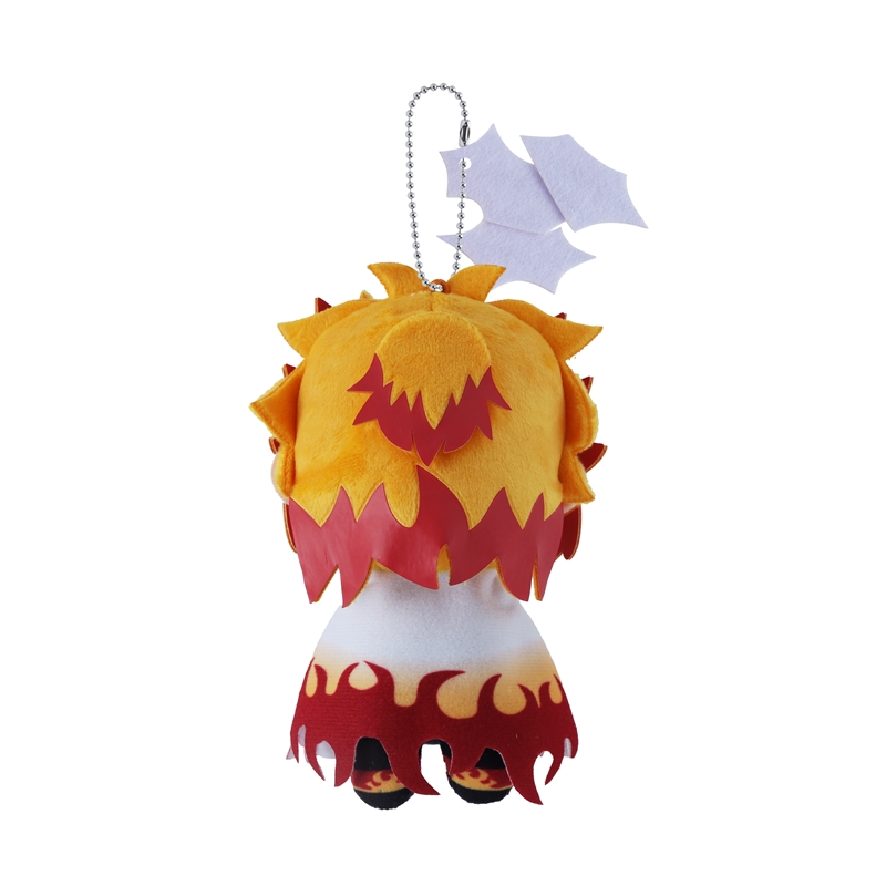 [Pre-order] [Made-to-order] JUMP Store Limited "Demon Slayer: Kimetsu no Yaiba" Plush Mascot with Dialogue: Kyojuro Rengoku: "Delicious! Delicious! Delicious!"